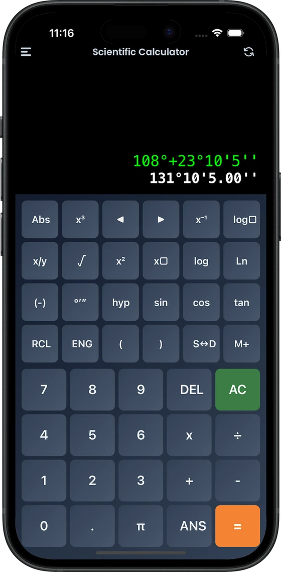 Scientific + DMS on iPhone