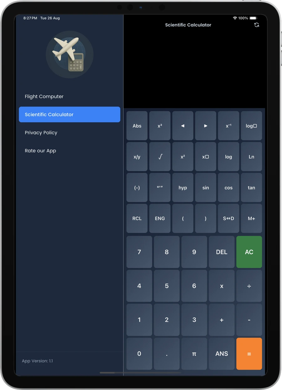 Scientific Calculator on iPad