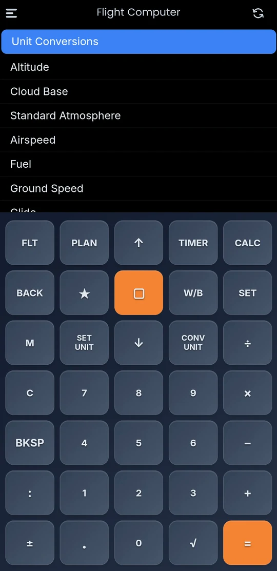 Flight Computer function list